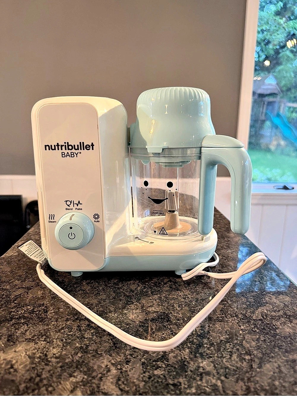 nutribullet Baby Food Processor in Blue & White Like New